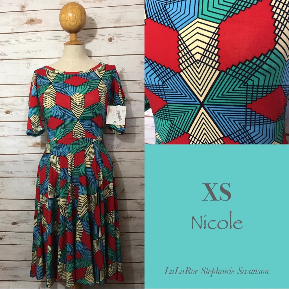 XS LuLaRoe Nicole Dress